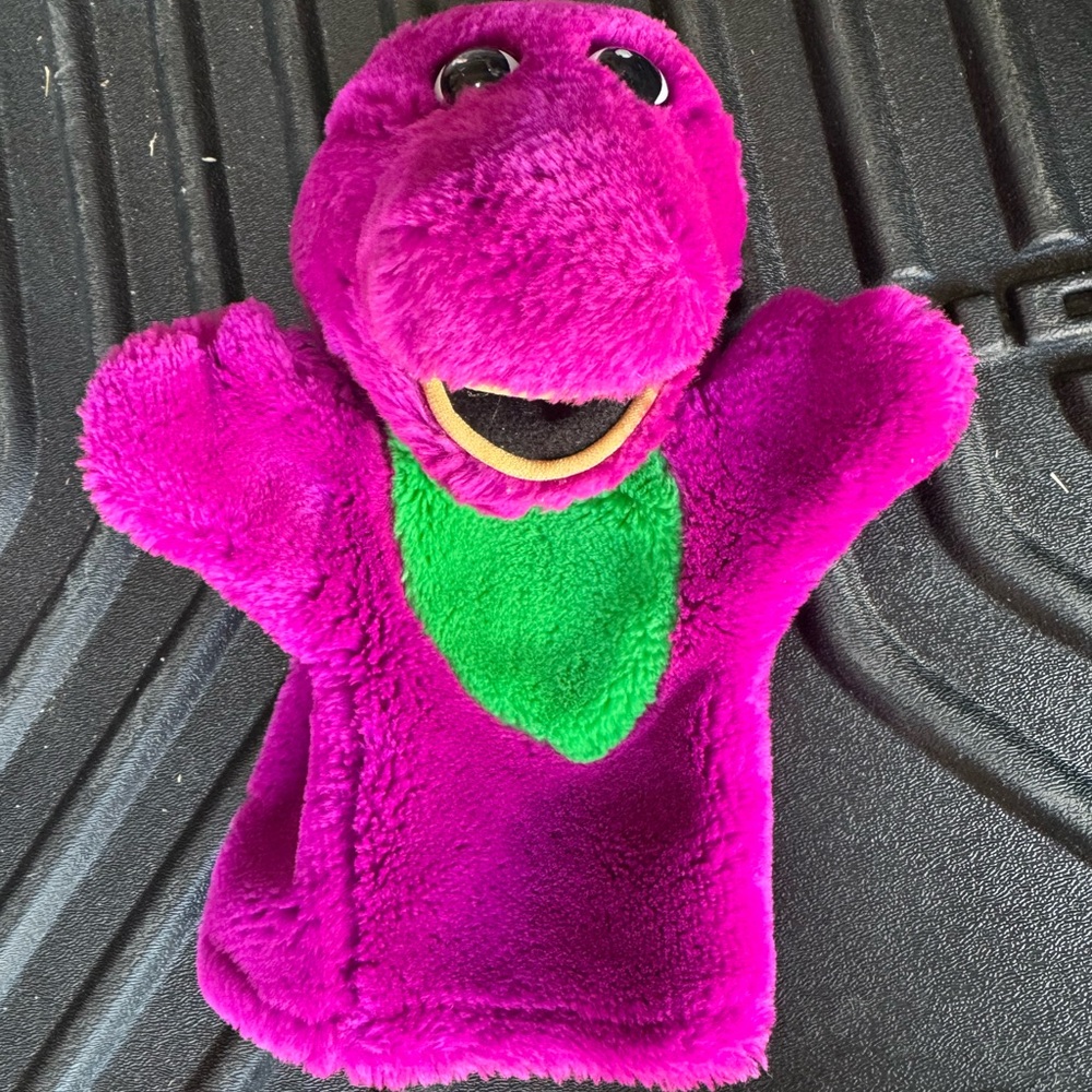 Vintage Barney Hand Puppet